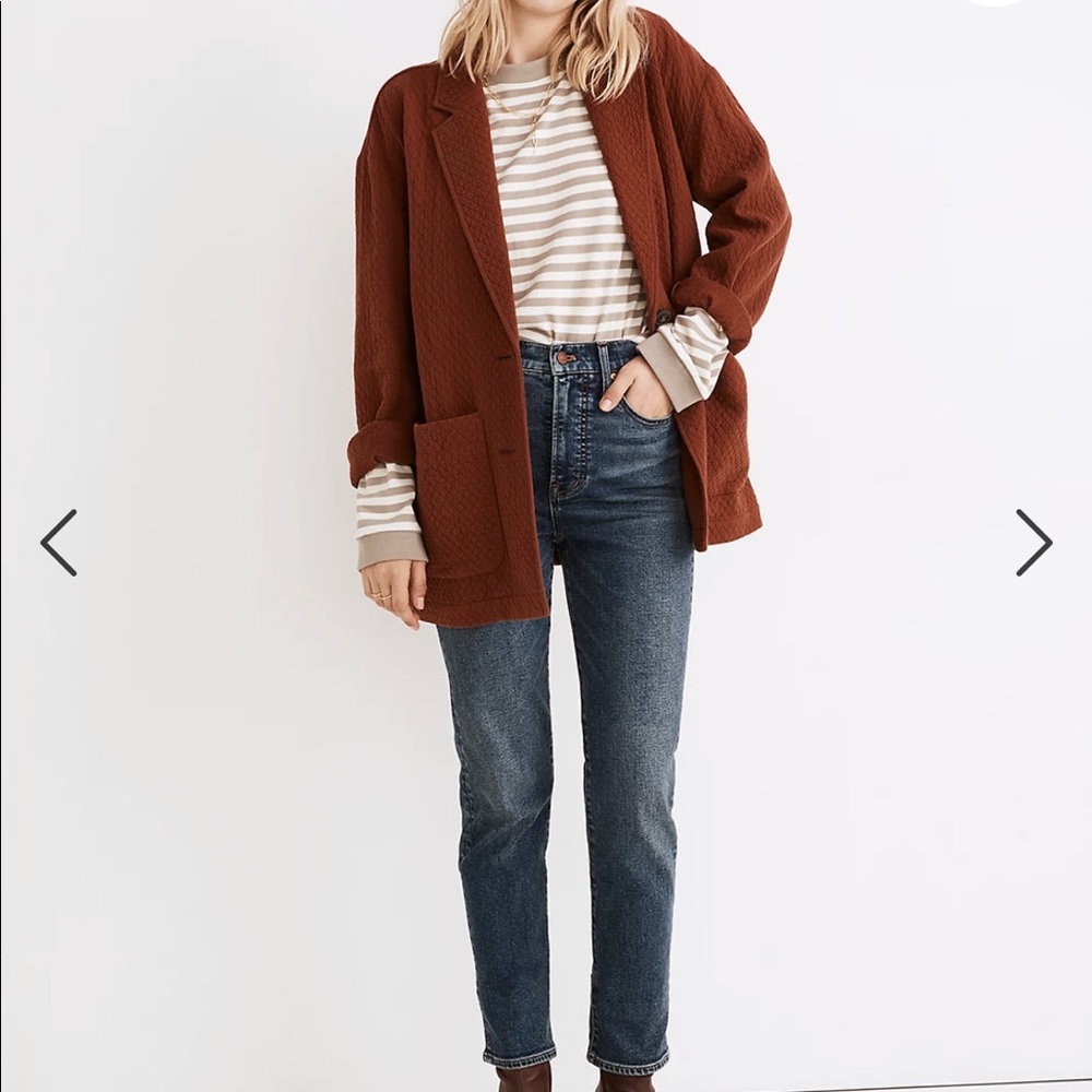 Diamond Jacquard Shaw Blazer